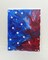 Patriotic red, white, and blue abstract flag art product 1